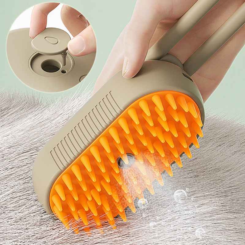 3 In 1 Electric Pet Massage Steam Brush Spray . - Image 6