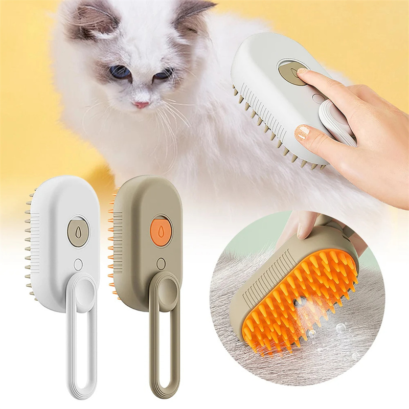3 In 1 Electric Pet Massage Steam Brush Spray . - Image 7