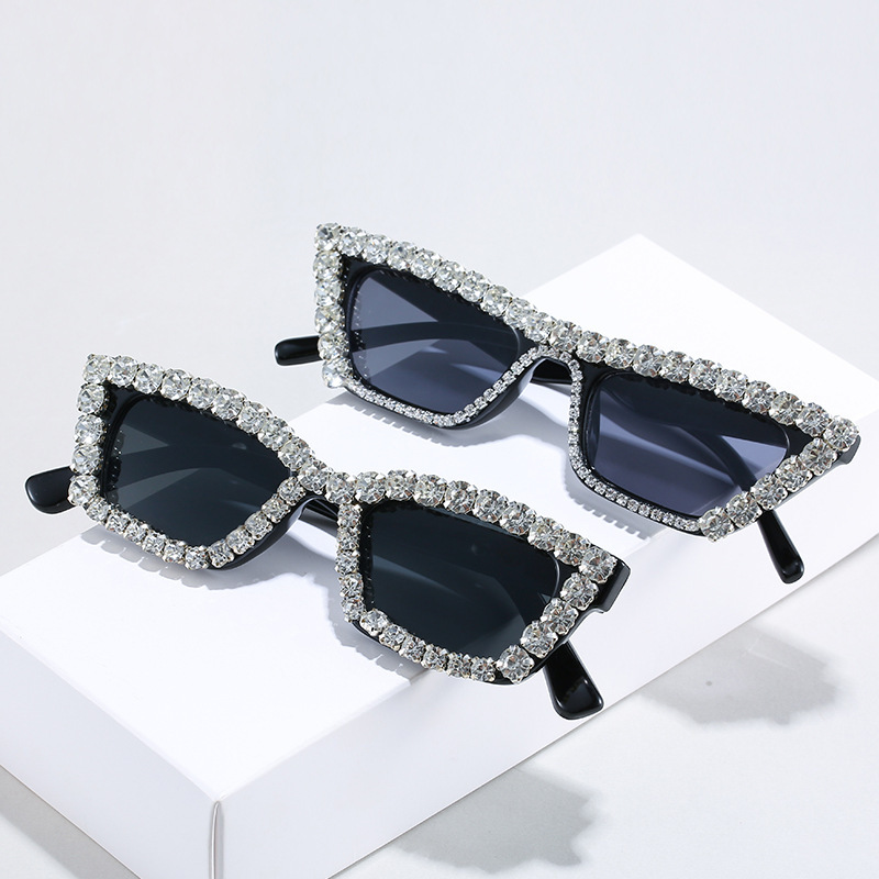 Small Frame Diamond Glam Glasses