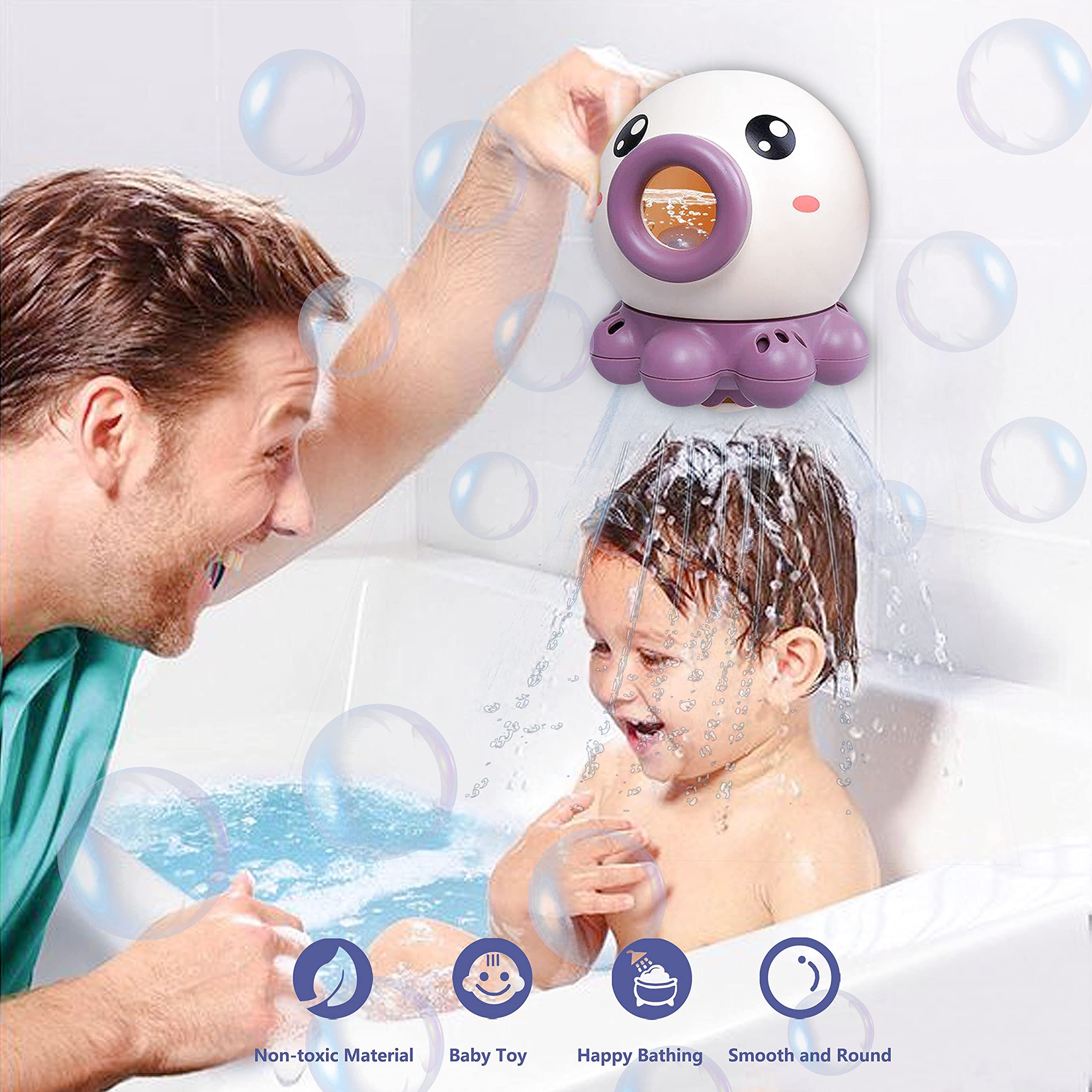 Octopus Design Fountain Bath Toy For Kids - Image 9