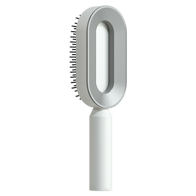 Self Cleaning & Scalp Massage Anti-Static Hairbrush - Image 10