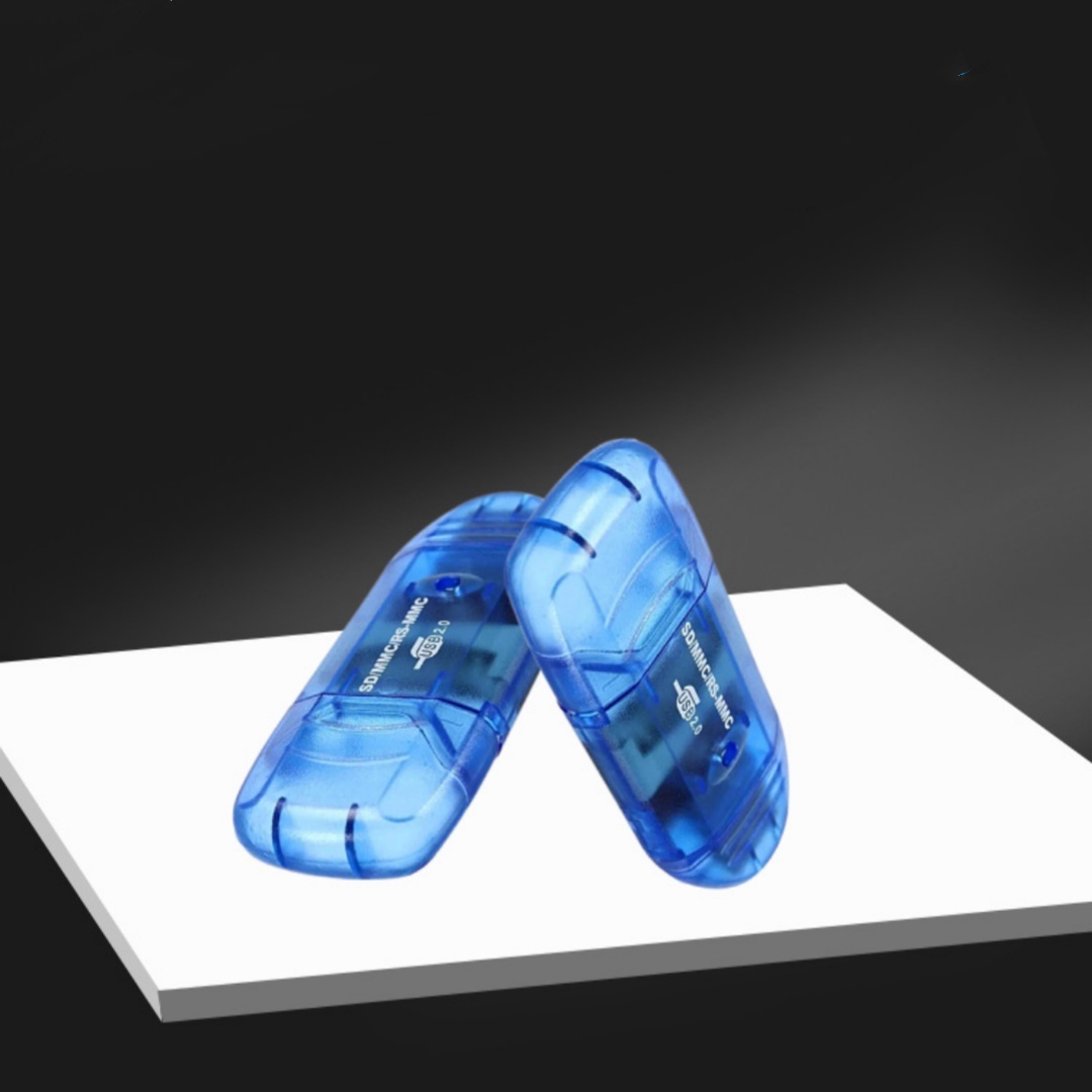 LED Transparent USB Card Reader