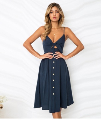 Women Summer Backless & Sleeveless Sheath Female Party Dresses. - Image 4