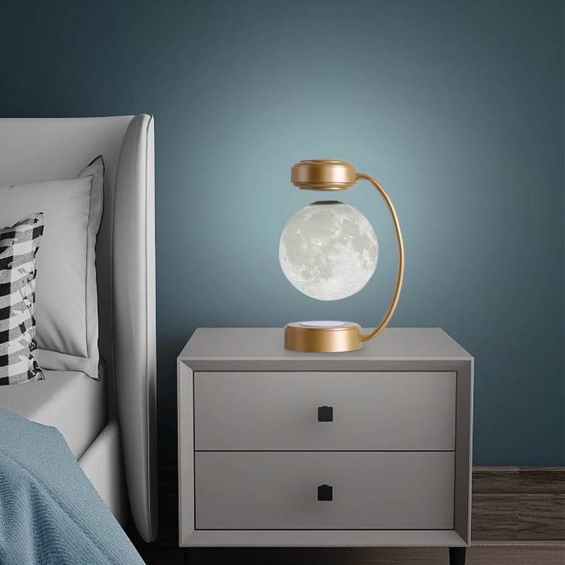 3D LED Trichromatic Levitating & Rotating Lamp - Image 5