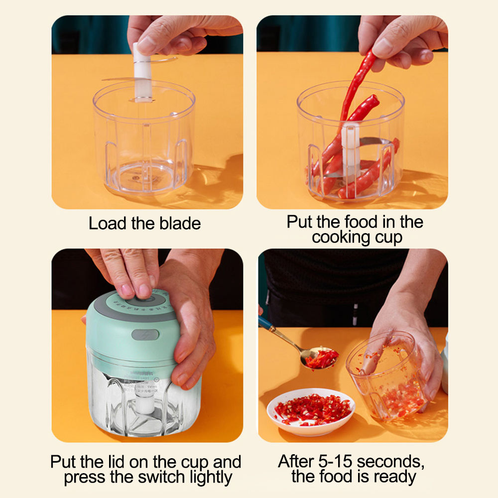 Mini Electric Garlic Chopper. - Image 8