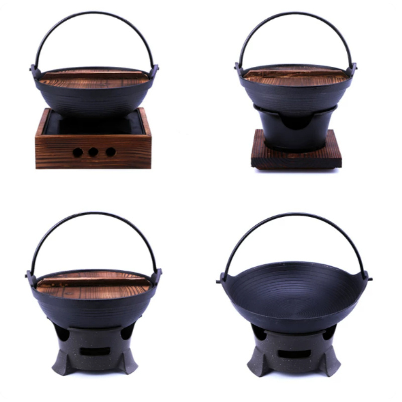Traditional Japanese Cast Iron Boiling Pot - Image 6