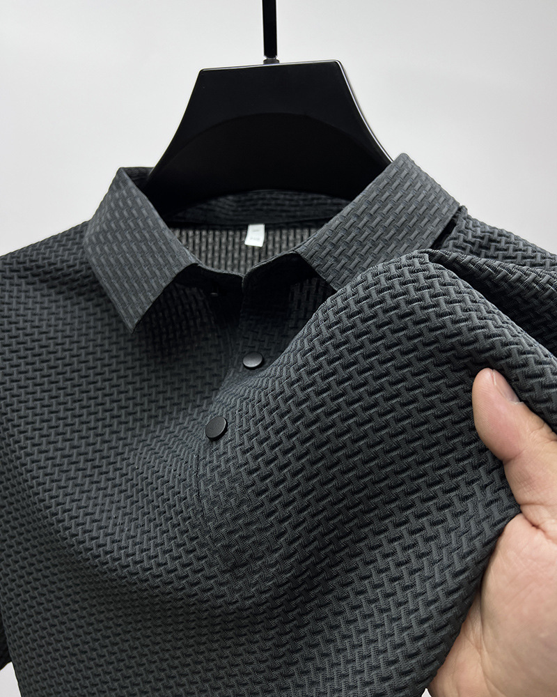 Mesh Ice Silk Short Sleeve T-shirt - Image 4
