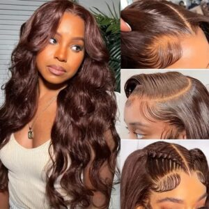 Large Wavy & Long Curly African-style Lace Front Wig Cap