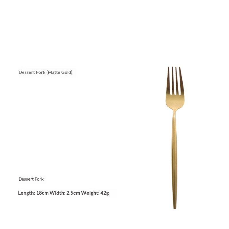 Gold-colored Cutlery Set - Image 3