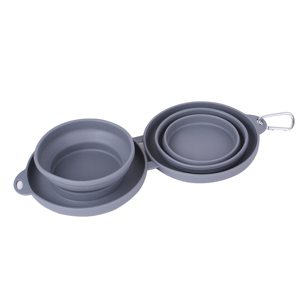 Foldable Double Pet Feeding Bowl . - Image 10
