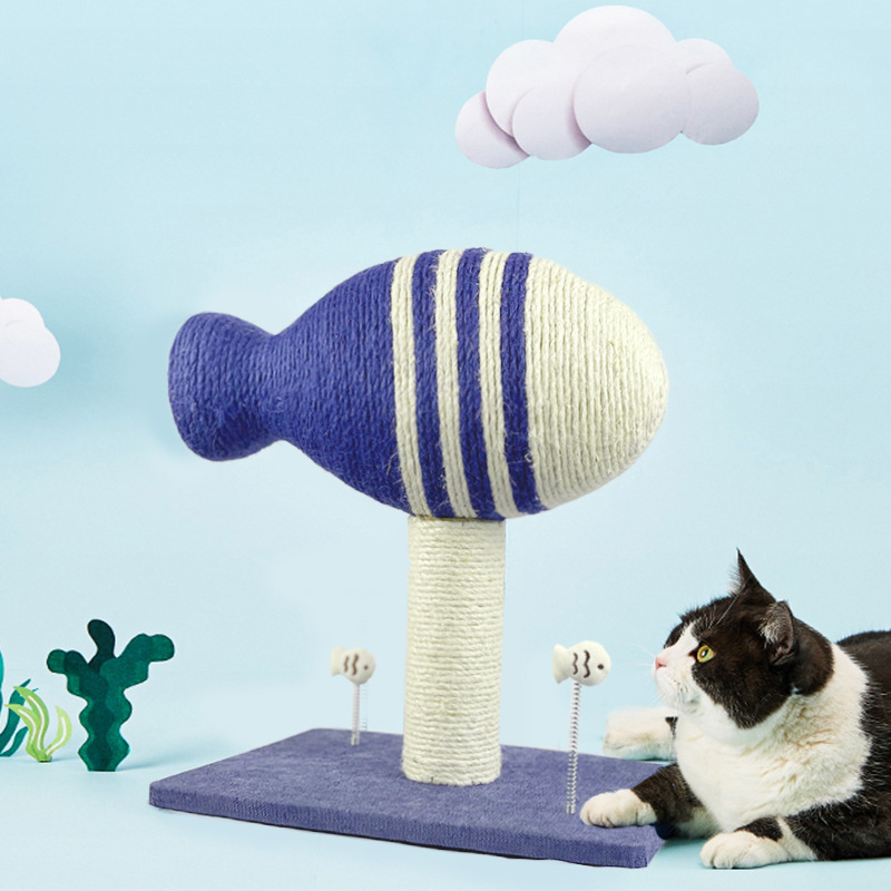 Sisal Flying Fish Cat Climbing Frame - Image 5