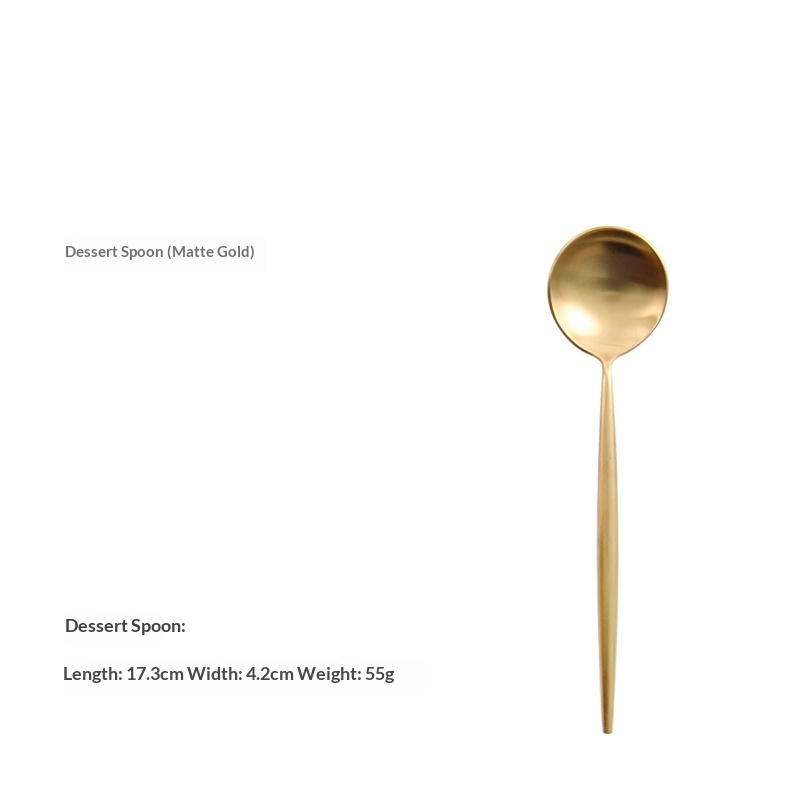 Gold-colored Cutlery Set - Image 6