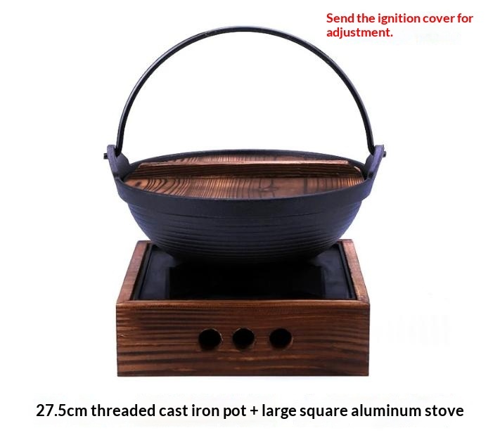 Traditional Japanese Cast Iron Boiling Pot - Image 4
