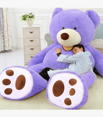 Giant Soft Teddy Bear .