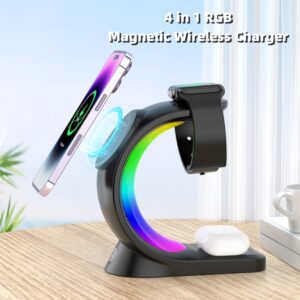 3 in 1 Magnetic Wireless Fast Charger