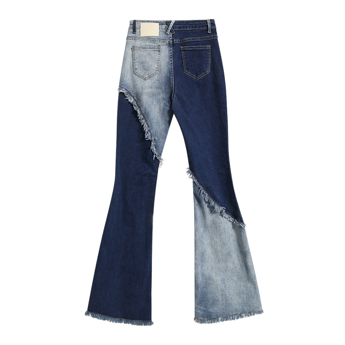 Denim Fabric High Waistline Jeans - Image 4