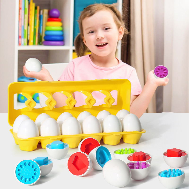 Baby's Educational Toy Egg Matching Sorters