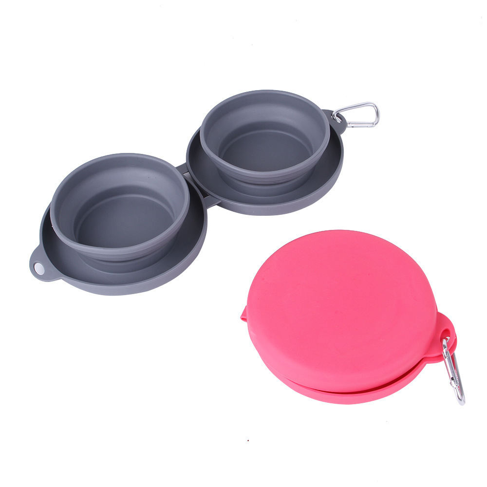 Foldable Double Pet Feeding Bowl . - Image 8