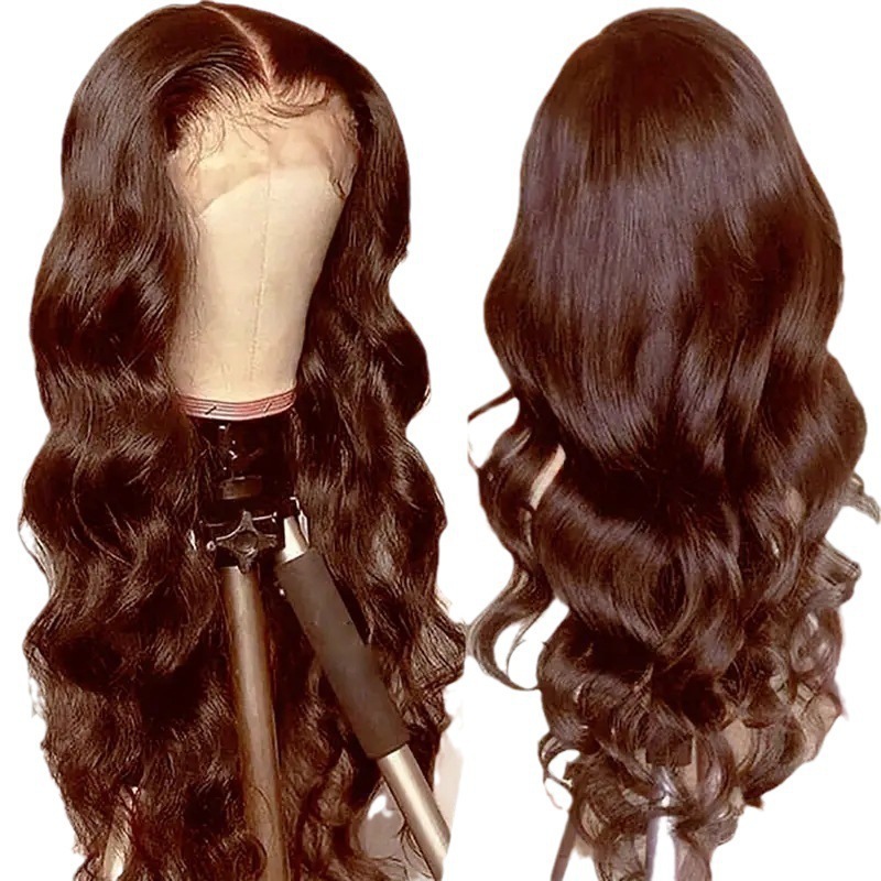 Large Wavy & Long Curly African-style Lace Front Wig Cap - Image 9