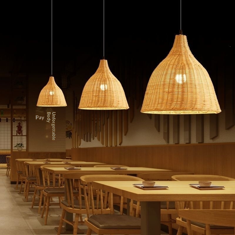 Bamboo-woven Pendant Lamp. - Image 5