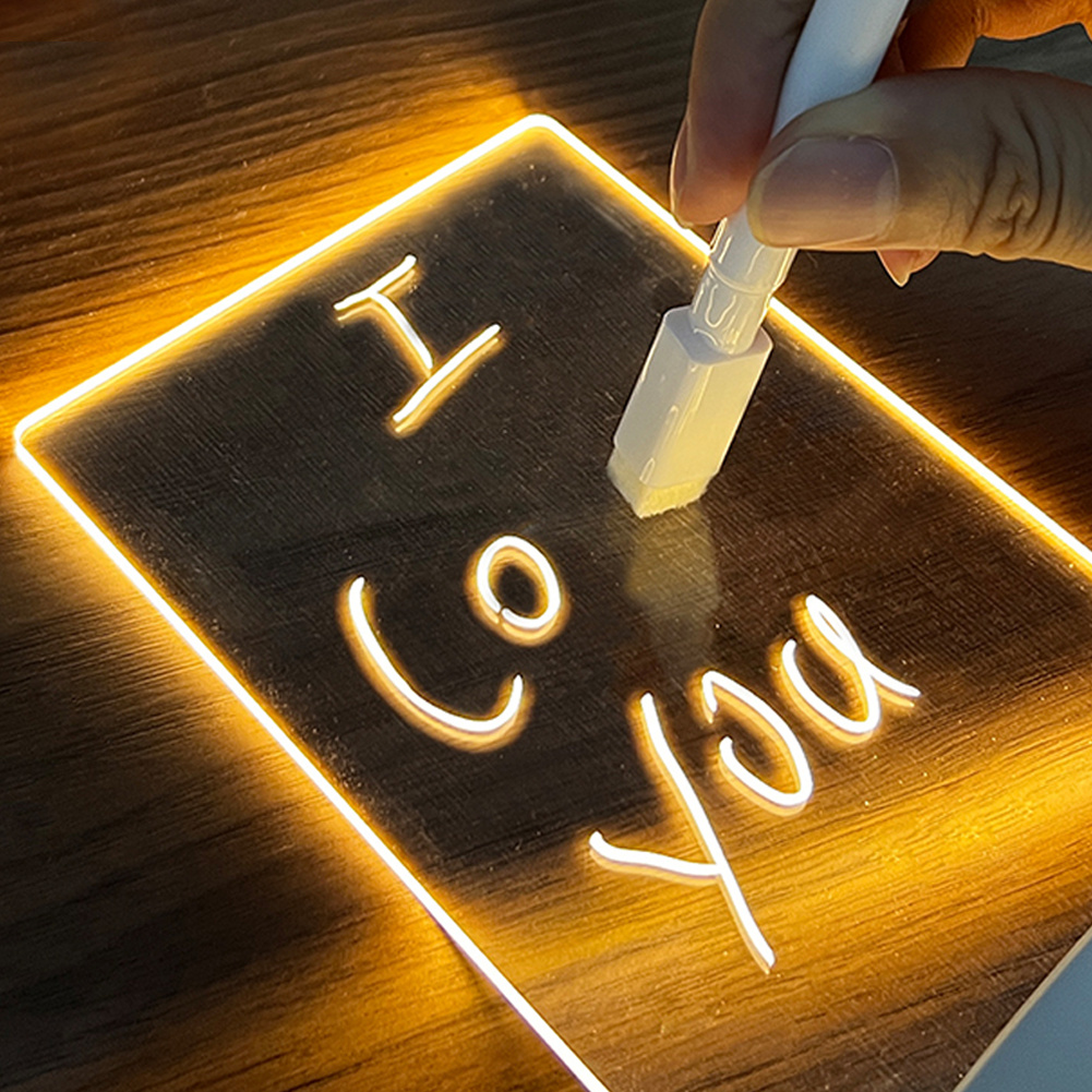3D LED Creative Messaging Note Board
