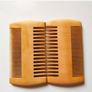Double-sided Peach Retro Comb