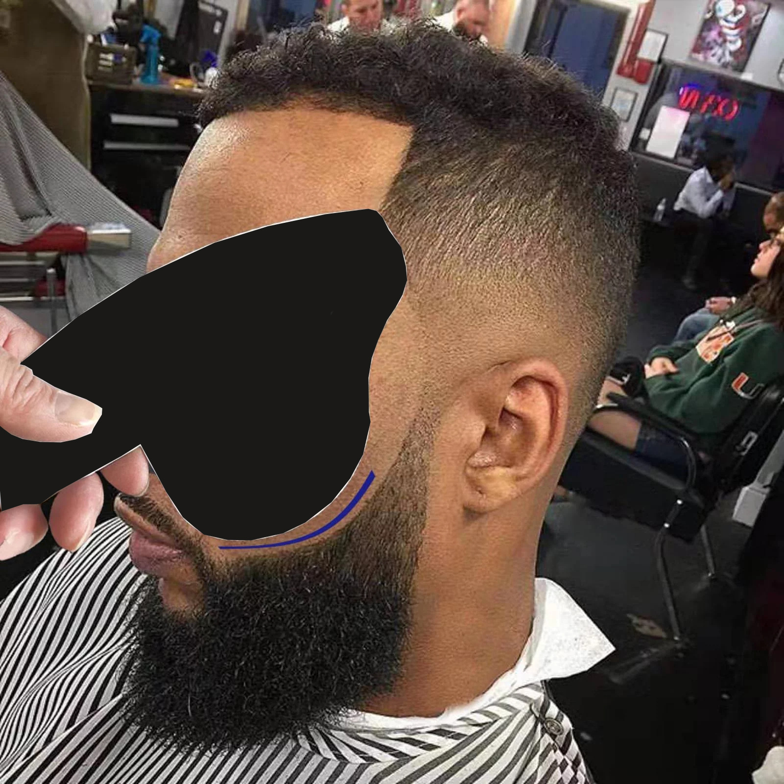 Barber Plastic inkjet gun partition