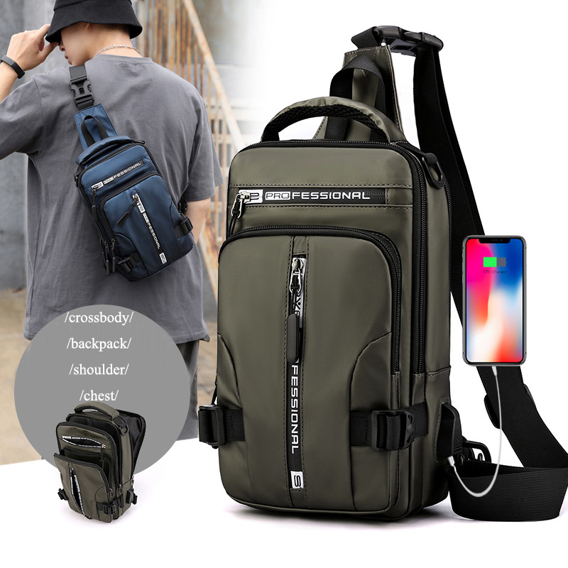 Multifunctional Crossbody Backpack