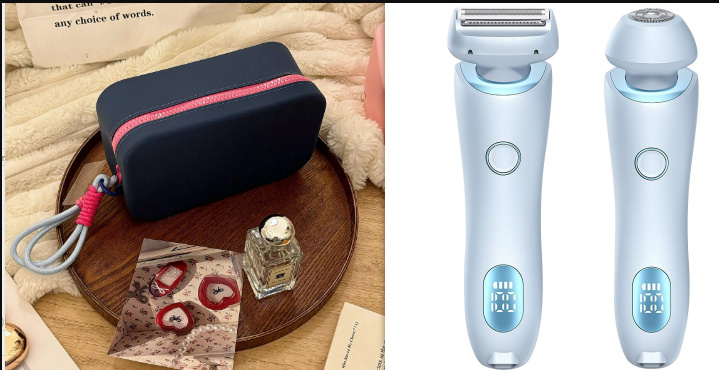 2 In 1 USB Rechargeable Body Hair Removal Razor - Image 5