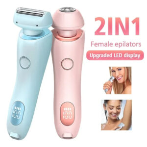 2 In 1 USB Rechargeable Body Hair Removal Razor