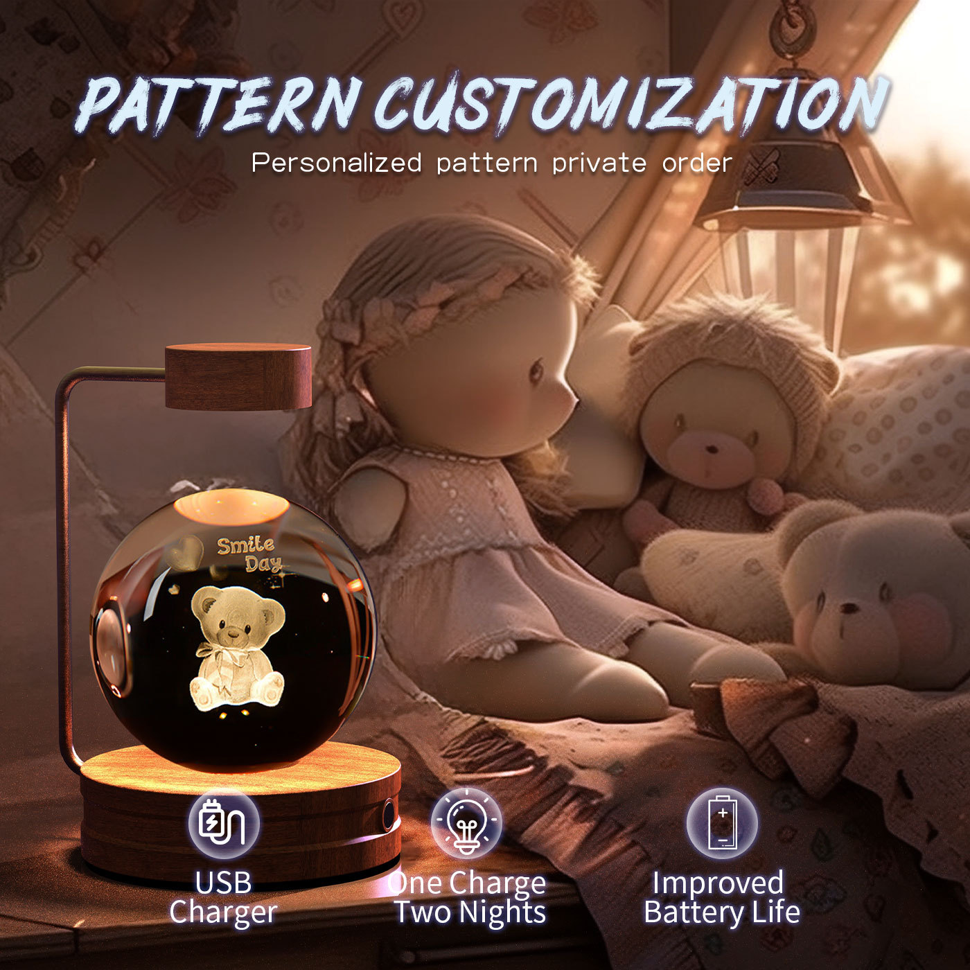 Crystal Ball Indoor Night Light - Image 9