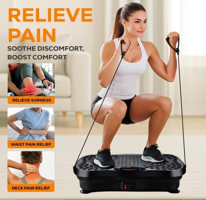 Vibrating Machine Platform For Exercise Body Massager