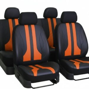 All-Leather Diamond-Quilted Car Seat Covers
