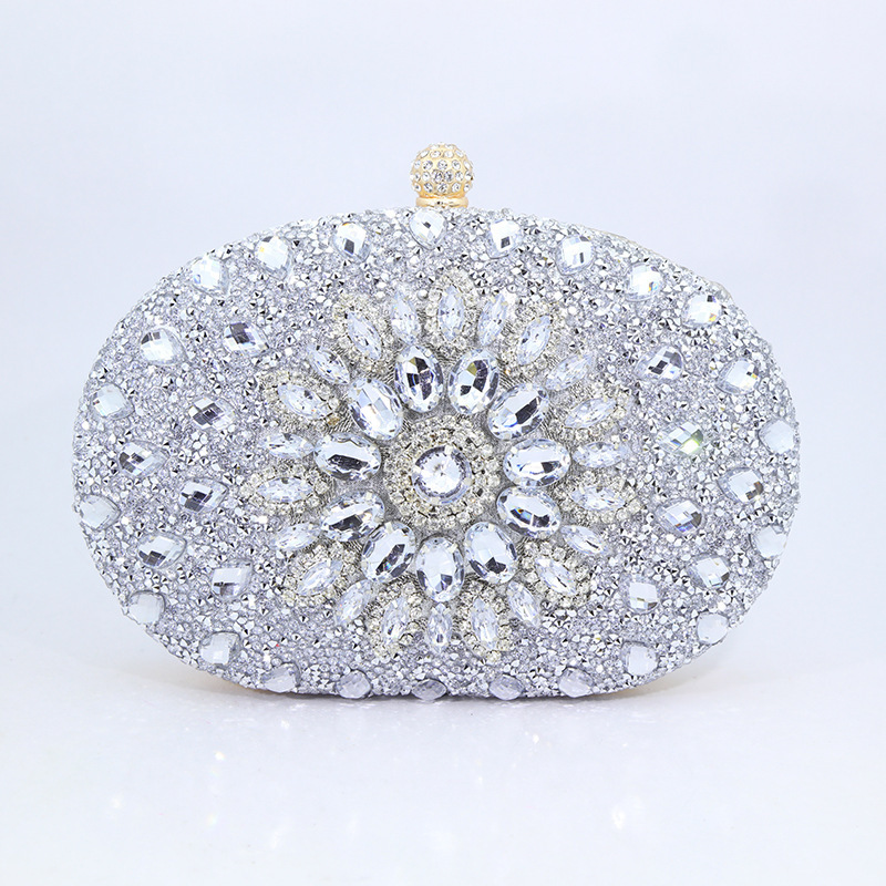 Diamond Sunflower Evening Bag