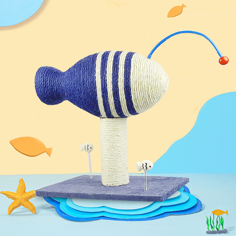 Sisal Flying Fish Cat Climbing Frame - Image 3