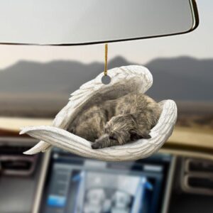 Angel Dog Car Rearview Mirror Decoration Pendant