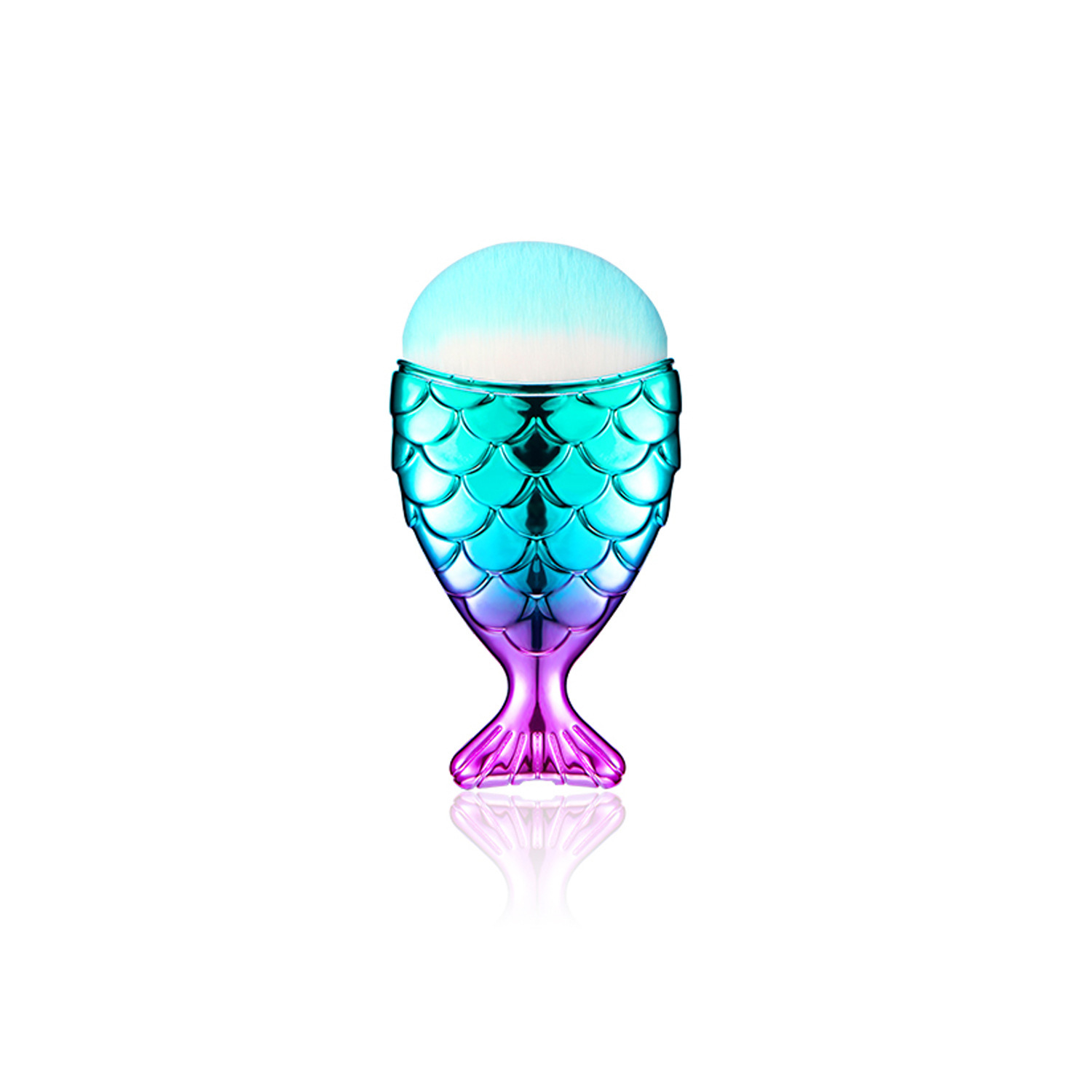11pcs Makeup Brushes Kit Mermaid Design - Image 4