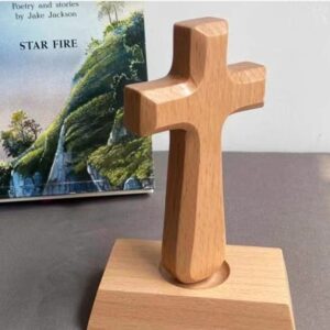 Wooden Cross Decorative Ornament.