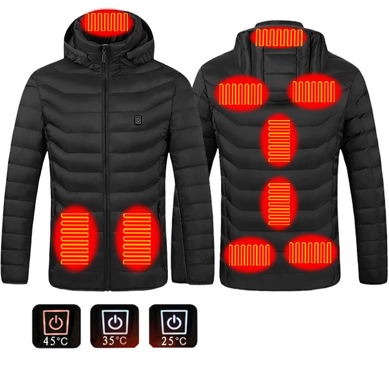 Zip-up Winter Heated Jacket Vest For Men - Image 6