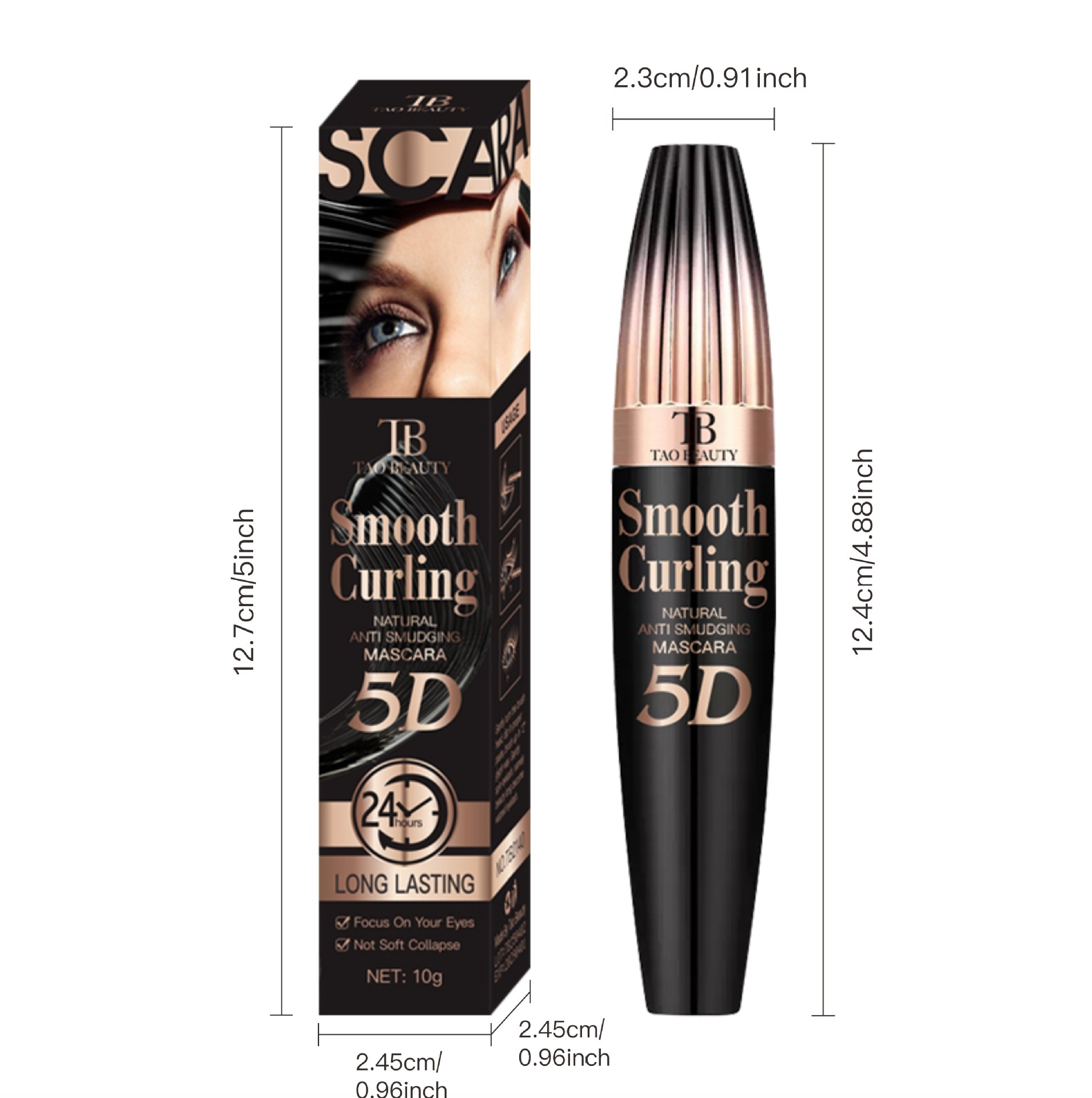 Natural Lengthening Waterproof Mascara - Image 4