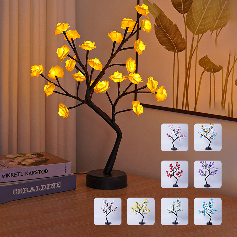Flower Tree Table Lamp Night Lights