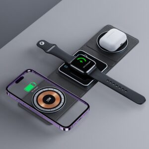3 IN 1 Magnetic Folding Wireless Phone Charger Station