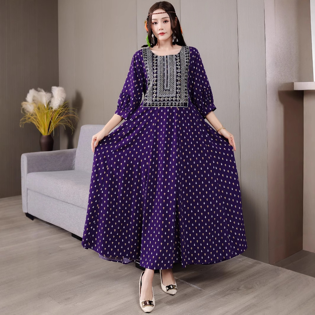 Large Swing Bohemian Style Dress