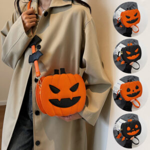 Halloween Pumpkin Shoulder Crossbody Bag .