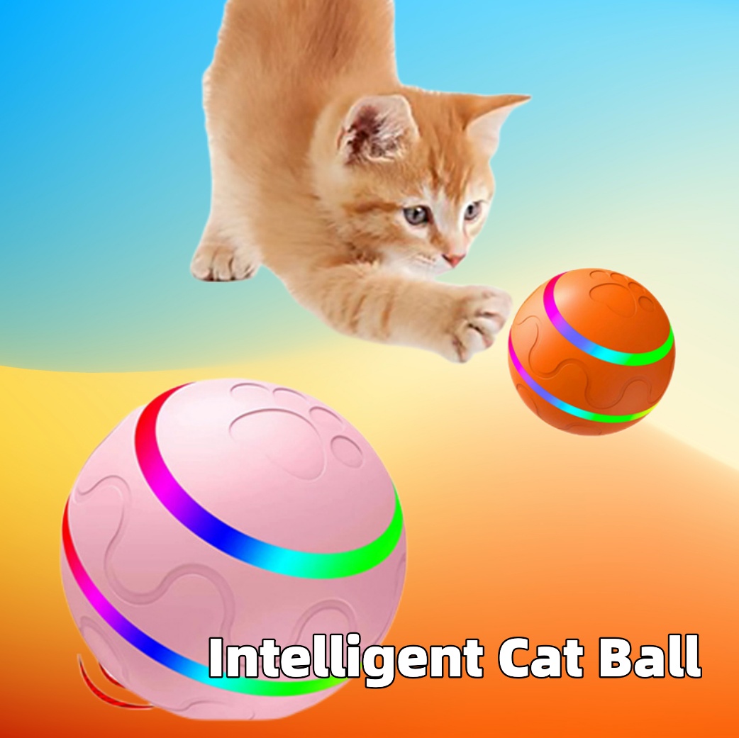 New Intelligent Automatic Self Rotating Pet Ball .