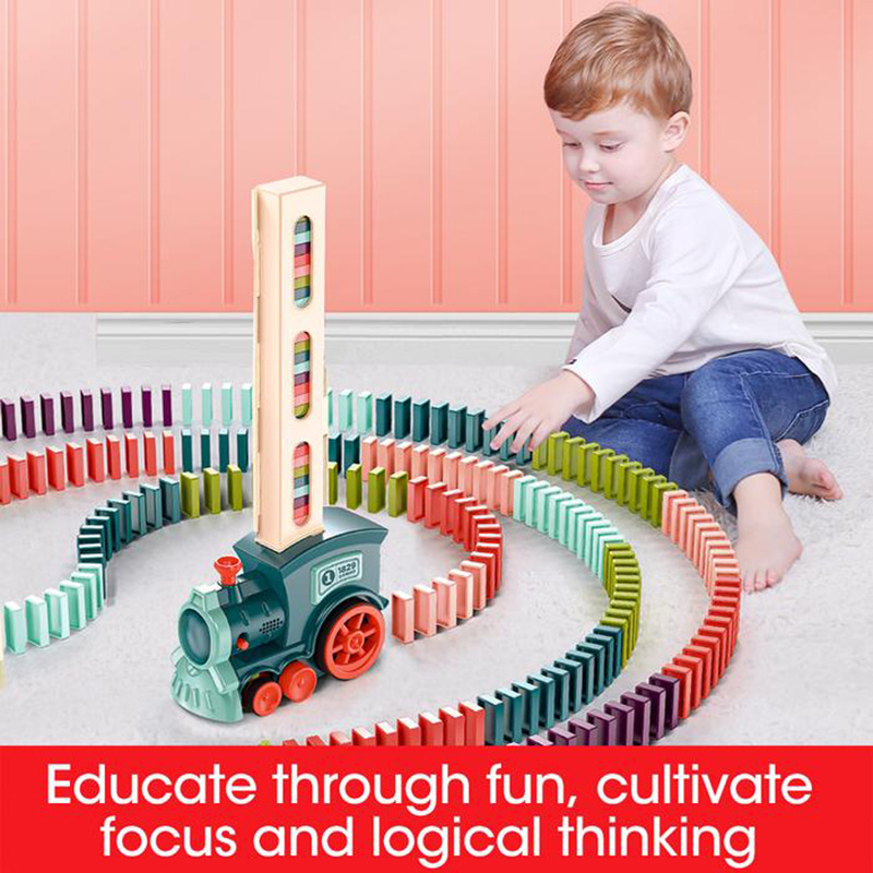 Domino Electric Building Blocks Train Toy - Image 5