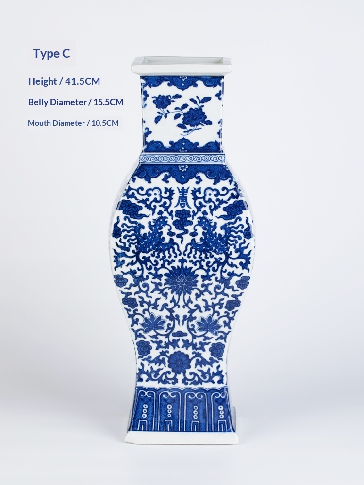 Semi-hand-painted Silk Ceramic Vase - Image 7