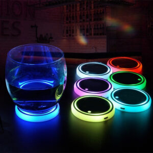 Non-slip LED Light-up Coaster Cup Holder