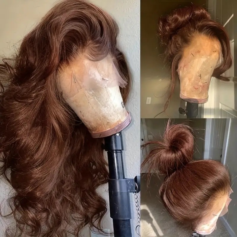 Large Wavy & Long Curly African-style Lace Front Wig Cap - Image 8