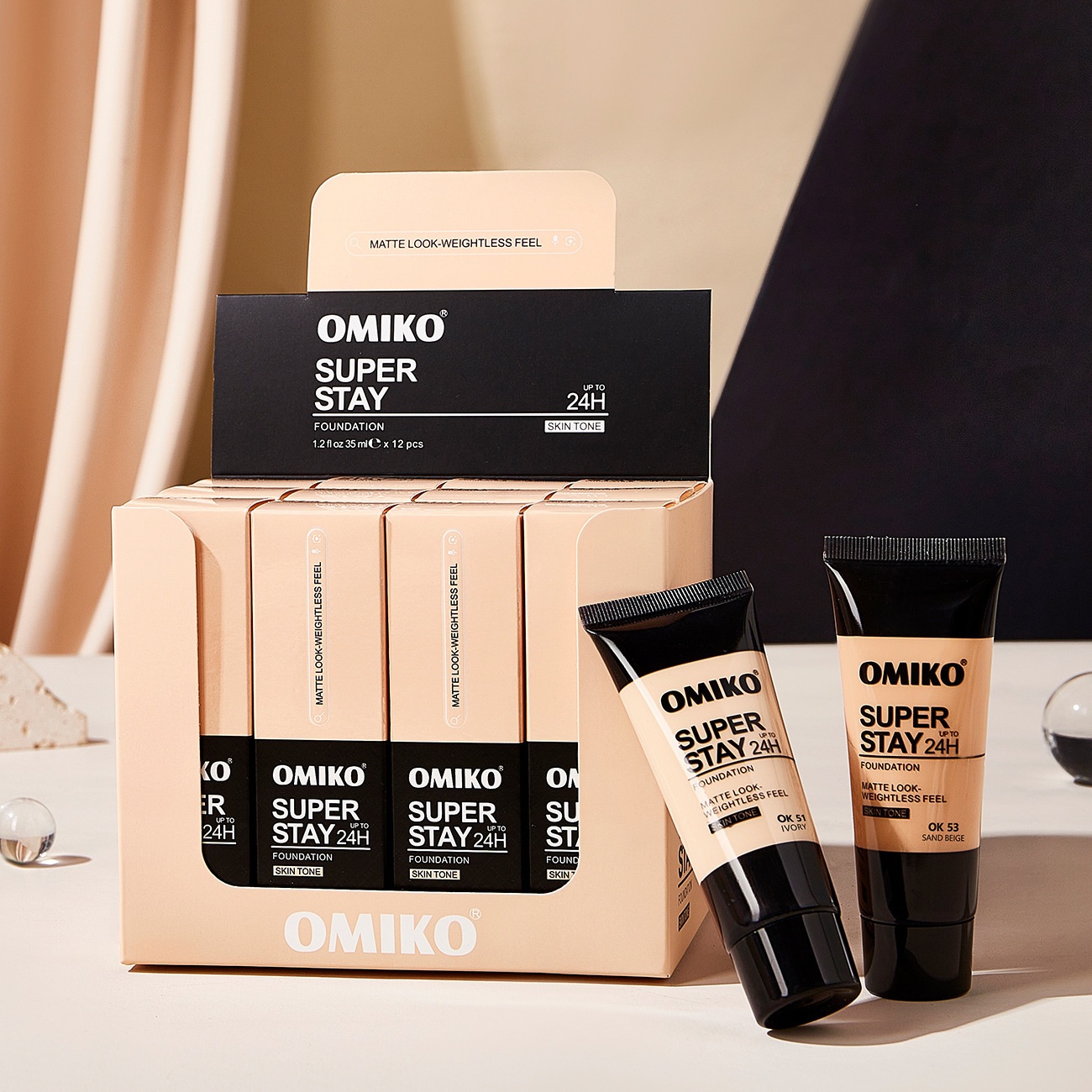 Omiko Smear-proof Foundation Concealer Liquid - Image 6